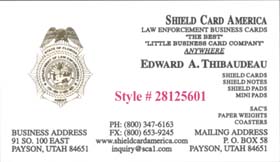 Sample Shield Card